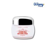 ราคา ของแท้ พร้อมส่ง ✨ ครีมหน้าสด LABELYOUNG Vitamin Milk Whitening Cream 55 g. ครีมน้ำนมผิวนุ่ม (3576609813)