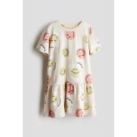 ราคา H&M(เอชแอนด์เอ็ม) ชุดเดรสจอร์ซีย์พิมพ์ลาย เด็กผู้หญิง 1220362_10 (25845131303)