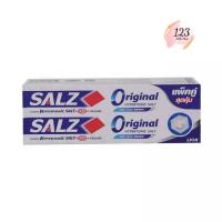 ราคา (2หลอด/แพ็ค) Salz Toothpaste 140/160 กรัม กรัมซอลส์ ยาสีฟัน สูตรออริจินอล✨ (42654547852)