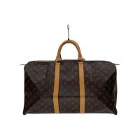 ราคา LOUIS Vuitton Boston bag Keepall Bandrière 55_Monogram Canvas_BRW pvc M41414 SP0966 Direct from Japan Secondhand (44377690846)
