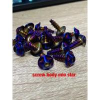 ราคา น็อตเกลียวปล่อย Mio 5x15 หัวดาว สีไทเท ราคาตัวละ (4972795119)