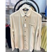 ราคา KEMEJA เสื้อ TT สีครีมแขนยาวผู้ชาย (46700923153)