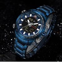 ราคา นาฬิกา naviforce แท้ ของแท้ 2 ระบบรุ่น NF9093-BEBE สายแสตนเลสสีน้ำเงิน พร้อมส่ง พร้อมกล่อง (1437715387)