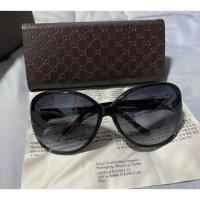 ราคา Gucci แว่นกันแดดมือสองไม่มีตำหนิ ของแท้100% (3741702649)