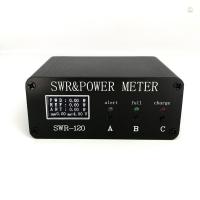 ราคา Swr-120 1.8MHz-50MHz 0.5W-120W ยืน Wavemeter OLED จอแสดงผลดิจิตอล SWR HF Shortwaves เมตร Power Watt Meters (22064612264)