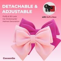 ราคา รถด้านหลังโบว์รถตกแต่งริบบิ้น Girlish Heart Bow การสร้างแบบจําลองตกแต่งสําหรับหมวกกันน็อค, Motocycle, รถ, น่ารักอุปกรณ์เสริมภายนอกรถยนต์CocoonGo (50001651466)