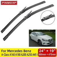 ราคา ใบปัดน้ําฝนด้านหน้าสําหรับ Mercedes Benz A-Class A160 A180 A200 A250 A45 W176 กระจกกระจกหน้าต่าง 24 "+19" (52752557844)