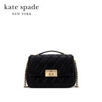 ราคา Kate Spade New York กระเป๋าสะพายข้างรุ่น Carey Quilted Small Flap Crossbody KJ949 001 สีดำ (46500998261)