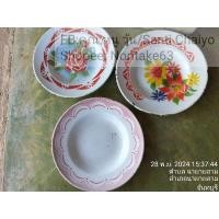 ราคา จานสังกะสีเคลือบอินาเมลงานเก่าโบราณ ลายลายดอกไม้ 2 ใบ มีสนิม และรอยขีดข่วน จานมีขนาดเส้นผ่าศูนย์กลาง 23 ซม.สินค้ามือสอง (26669053532)