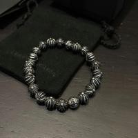 ราคา 925 sterling silver bracelet CH Cro Seiko cross flower bracelet unisex cross bracelet (27867521280)