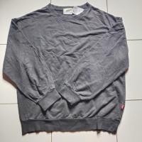 ราคา HITAM เสื้อสเวตเตอร์คอกลมสีดํา preloved มือสอง ไซส์ M (28625168549)