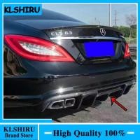 ราคา For Mercedes Benz CLS Class W218 CLS350 CLS63 AMG Bumper Carbon Fiber Rear Trunk Diffuser 2011~2014 (55555531893)