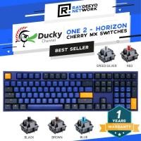 ราคา Ducky One 2 Horizon Double Shot PBT Mechanical Keyboard [เลือกสวิตช์ของคุณ] (18880177606)