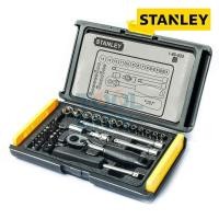 ราคา STANLEY บ็อกชุด 1/4 นิ้ว จำนวน 35 ชิ้น รุ่น 89-033 ลูกบ็อกซ์ มาตรฐาน 6 เหลี่ยม (สแตนเล่ย์) (3280583256)