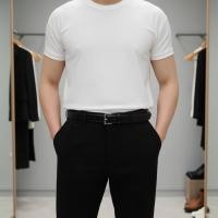 ราคา เข็มขัดหนังสีดําแฟชั่นสไตล์บาร์รอนสําหรับผู้ชายและผู้หญิง ทําจากหนังแท้ (56354047480)