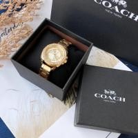 ราคา Coach Women's Mini Boyfriend Gold Crystal Glitz Watch 14501700 14501701 14501699 34mm (8419865402)