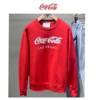 ราคา เสื้อcoke สเวตเตอร์ โค้ก แต่งลายปัก Coca Cola งานแบรนด์แท้ % (TS186) (18592880680)