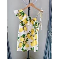 ราคา เสื้อระบายไหล่เฉียงงานป้าย Valley Girl ลายLemon 23/164 (18080952804)