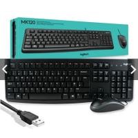 ราคา LOGITECH COMBO KEYBOARD MOUSE MK120 (57401534484)