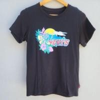 ราคา LEVI'S เสื้อยืด ไซส M มือสองสภาพดี อกเสื้อ 35-38" ความยาว 24" (19890074596)