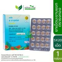 ราคา ธงทอง Senna ยาเม็ดมะขามแขก ธงทอง ยาระบาย 5 แผง แผงละ 20 เม็ด (แผง) (22323854896)