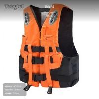 ราคา [Predolo1] เสื้อชูชีพมืออาชีพ, การลอยตัว 75N, ผู้ใหญ่และเด็ก, ตกปลา, ผ้า Oxford, สีส้ม (52754685633)