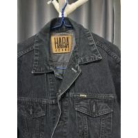 ราคา มือสอง. แบรนด์ Hara. เสื้อแจ็คเก็ตผู้ชายผ้ายีนส์ สี Black Vintage (29018553380)