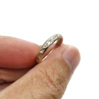 ราคา - แหวน เงินแท้ 92.5% งานแฮนด์เมด ตอกลาย รอบวง งาน จ.น่าน หน้าแหวนกว้าง 3.4 มิล ตัวเรือนหนา 1.5 มิล หนัก 3.2 กรัม (18845529551)