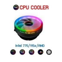ราคา RGB 001CPU COOLER Intel 775/115x/ AMD 775/939/940/AM2/AM2+/AM3/FM1/FM 90watt (15213618686)