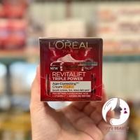 ราคา L'Oreal Paris Revitalift Triple Power Age-Correcting Cream SPF 25 50 Ml. เอจ-คอร์เรคติ้ง ครีม (56405653469)