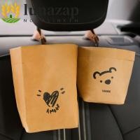 ราคา LUNAZAP ถังขยะช่องแอร์รถยนต์, หมีรูปแบบพกพารถ Organizer ออกแบบติดตั้งอเนกประสงค์ Mini ขนาดถังขยะล้างทําความสะอาดได้ใช้ในรถยนต์ (49055431791)