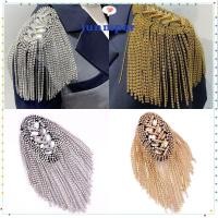 ราคา อินทรธนูพู่ไหล่, อินทรธนูไหล่ทอง พลอยเทียม, เครื่องประดับตราที่ถอดออกได้โซ่ยาว (46803002272)