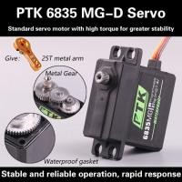 ราคา PTK 6835MG servo Metal gear 40kg HV High torque servo digital and stainless steel gear servo fixed (41678207272)