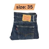 ราคา กางเกงยีนส์ ลีวาย 511 เอว35 ยาว 41 ขา 7 มือสอง รหัสs35 (28187135235)