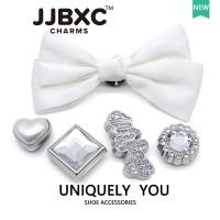 ราคา JJBXC หัวเข็มขัดตกแต่งรองเท้า - สไตล์บาร์บี้โบว์หรูหรา (43727665103)