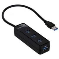 ราคา Orico Ultra Mini USB 3.0 4 Port Hub Black (W5PH4-U3) (1435540769)