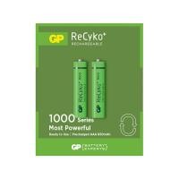 ราคา ถ่านชาร์จ GP ReCyko+ 1000 series ขนาด AAA 950 mAh รุ่น GPRHC103C168 แพ็ค 2 ก้อน (3677027349)
