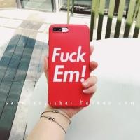 ราคา Fuck Em! iphone 5/5s/se/6/6s/6+/6s+/7/7+ เคส tpu นิ่ม คลุมรอบเครื่อง ผิวด้านเงา (398140117)