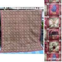 ราคา ผ้าคลุมเตียง คลุมอเนกประสงค์ วินเทจคริสมาสต์ 6.3 ฟุต มือสอง (ทำความสะอาดแล้วค่ะ) (24864086196)