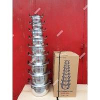 ราคา หม้อข้าวมีหูชุด 9 ใบ ตราจระเข้ เบอร์ 16,18,20,22,24,26,28,30,32 ซม. (5335237507)