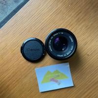 ราคา เลนส์มือหมุน Canon new fd 50mm f1.8 พร้อมฝาหน้าหลังแท้ (10737505073)
