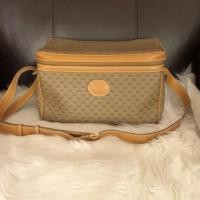 ราคา RARE GUCCI Vintage Micro GG Make Up Train Case (10702925468)