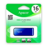 ราคา Apacer AH334 USB2.0 แฟลชไดร์ฟ 16GB สีน้ำเงิน (Apacer AP16GAH334U-1) (5228453871)