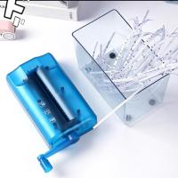 ราคา EL เครื่องทำลายเอกสารมินิ Hand Shredder ตัดกระดาษแบบมือหมุน เครื่องย่อยกระดาษ สีดำกับสีฟ้า (43910305182)