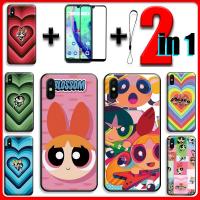 ราคา 2 IN 1 สําหรับ Cherry Mobile Flare S8 Lite กรณีกระจกนิรภัยเซรามิคป้องกันหน้าจอ Powerpuff Girls (21568825441)
