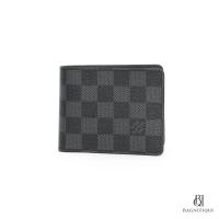 ราคา [ของแท้] LV SLENDER SHORT GRAPHITE DAMIER DAMIER CANVAS มีใบรับประกัน ตรวจสอบได้ทุกใบ ✅ (28051278679)