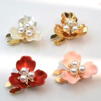 ราคา NEX Pearls Floral Cufflinks Clip ปุ่มตกแต่งครอบคลุมสําหรับชุดเสื้อ (46553899244)