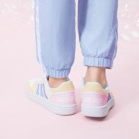 ราคา {Magic Ring} adidas adidas Official neo HOOPS 2.0 รองเท้าบาสเก็ตบอลลําลองสตรี Low-Top (55202822216)