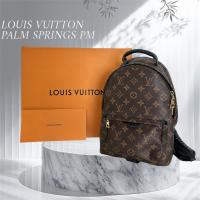 ราคา Used LOUIS VUITTON Palm Springs PM Monogram Canvas Backpack (28063445523)