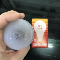 ราคา หลอดไฟ อินแคน 12โวล์ท 60W ขั้วเกลียว E27 แบบขุ่น หลอดไส้ (15647852215)